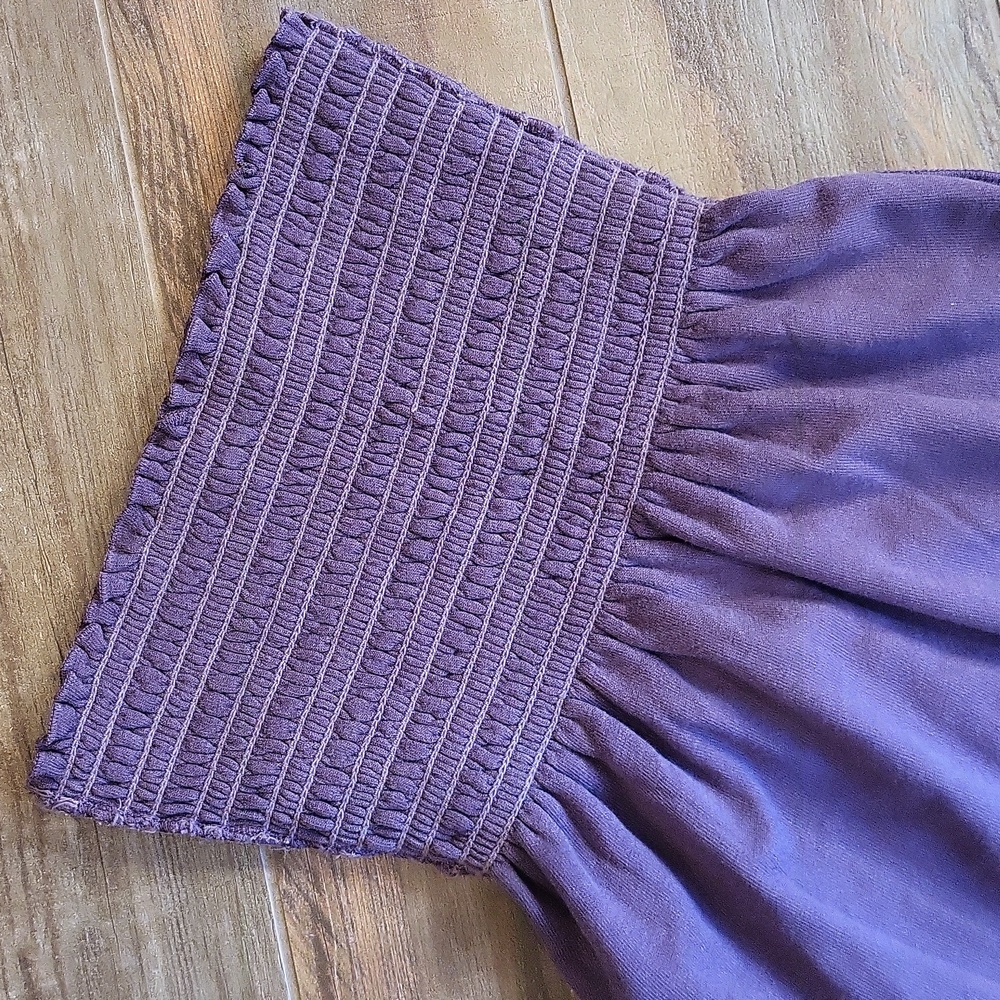 Rare Juicy Couture Purple Terry Cloth Ruffle Hem Pocket Detail Mini Dress, 0 - Picture 14 of 15